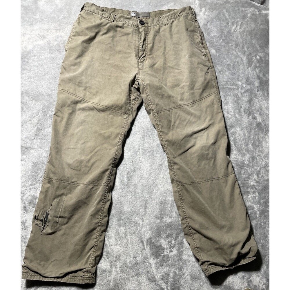 REI Co-op Cargo Cotton Relaxed Hiking Pants Men’s 38x32 Very Distressed